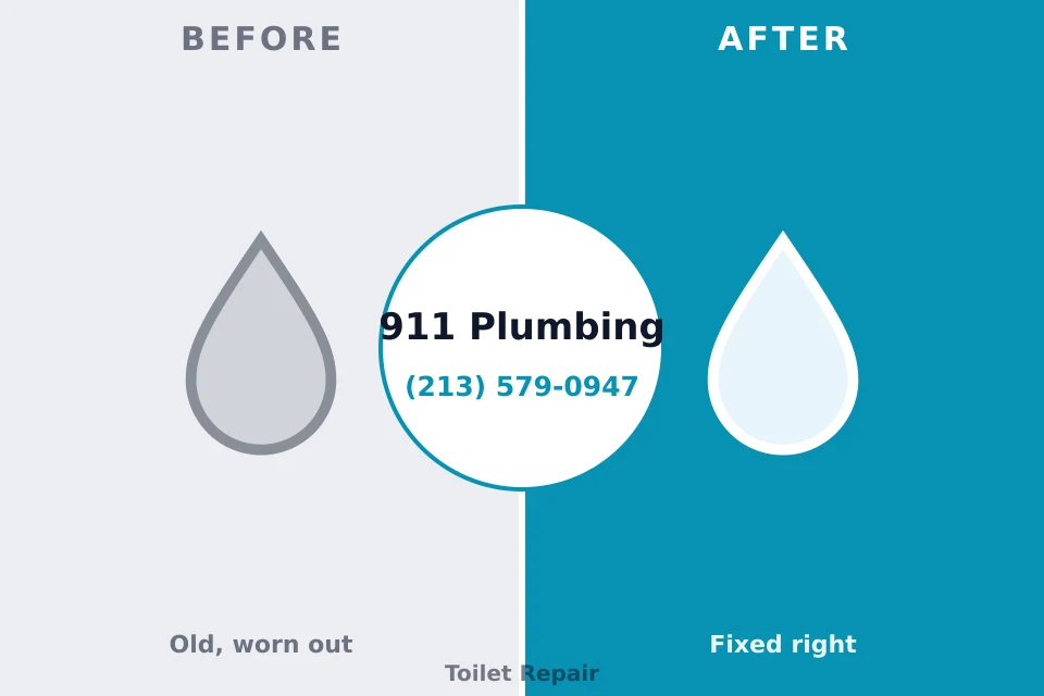 Before and after: plumbing company Leesport, PA